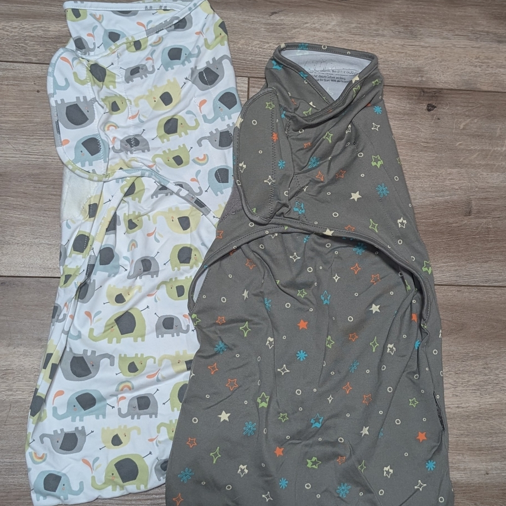 Charming Elephant and Star Print Sleep Sacks